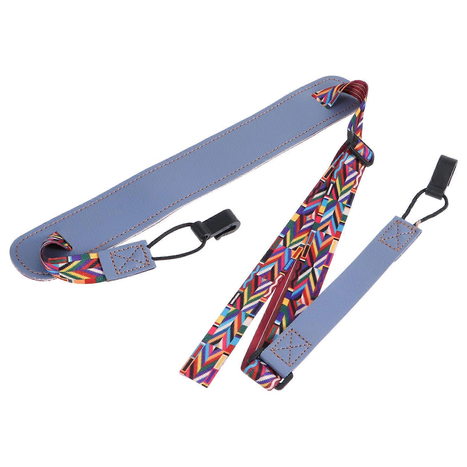 Ukulele Strap Adjustable Shoulder Strap No Drill Double