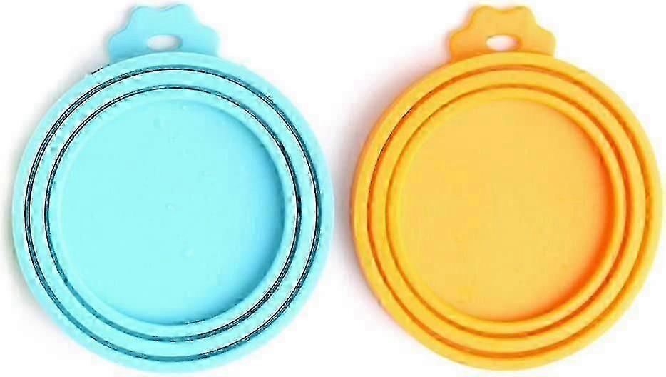 ペットフードは、犬と猫の食べ物のためのシリコーン缶の蓋をカバーすることができます(ユニバーサルサイズ、ワンフィット3標準サイズの食品缶)