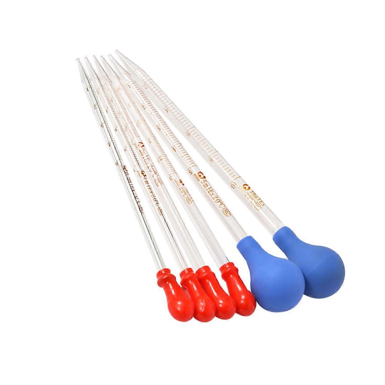 Liquid Pipette Dropper 6 Pcs Set With Caps For Essential Oils, School And Home Use, For Boys And Girls