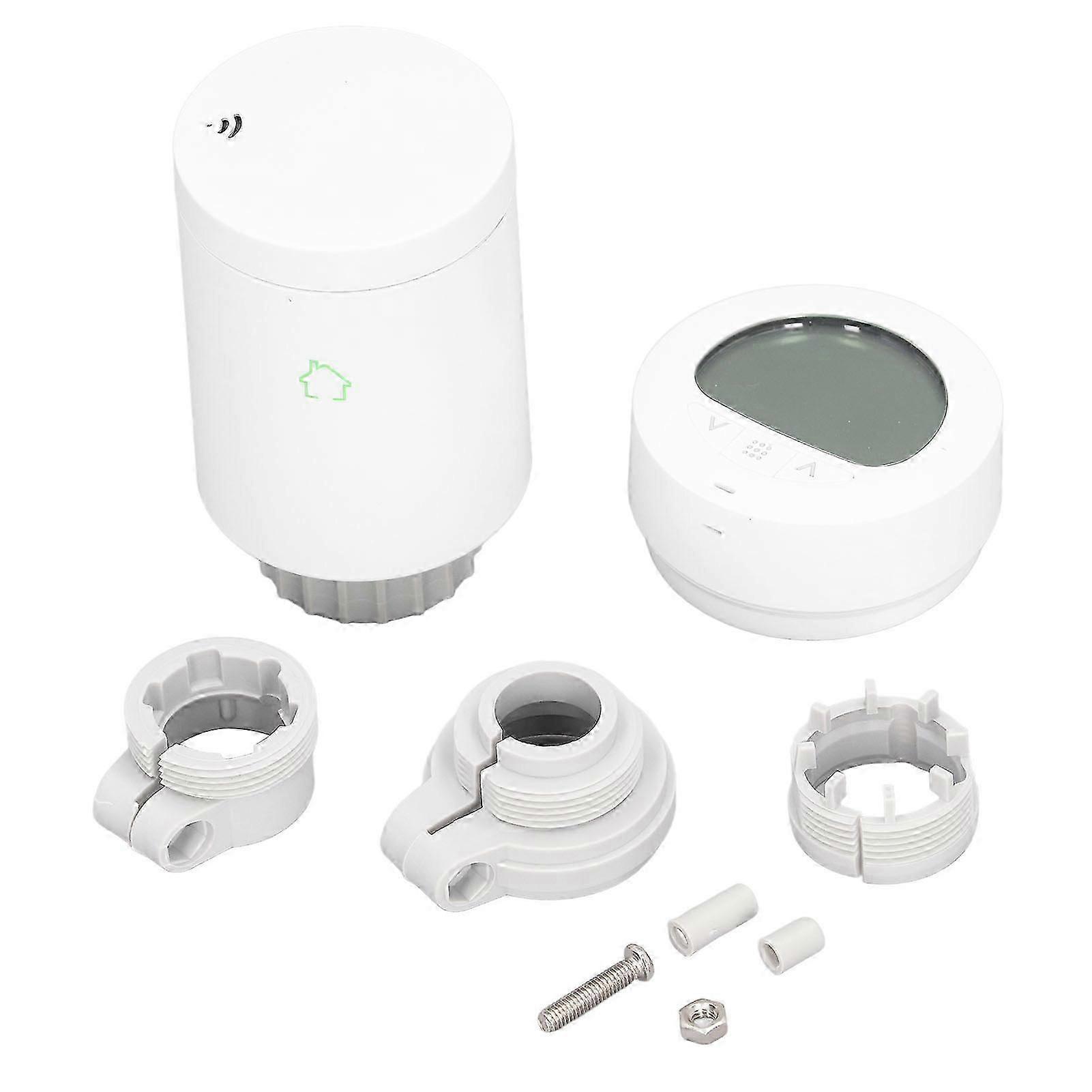 Smart Thermostatic Radiator Valve Programmable App Controlled Energy Saving Digital Thermostat For Zigbee