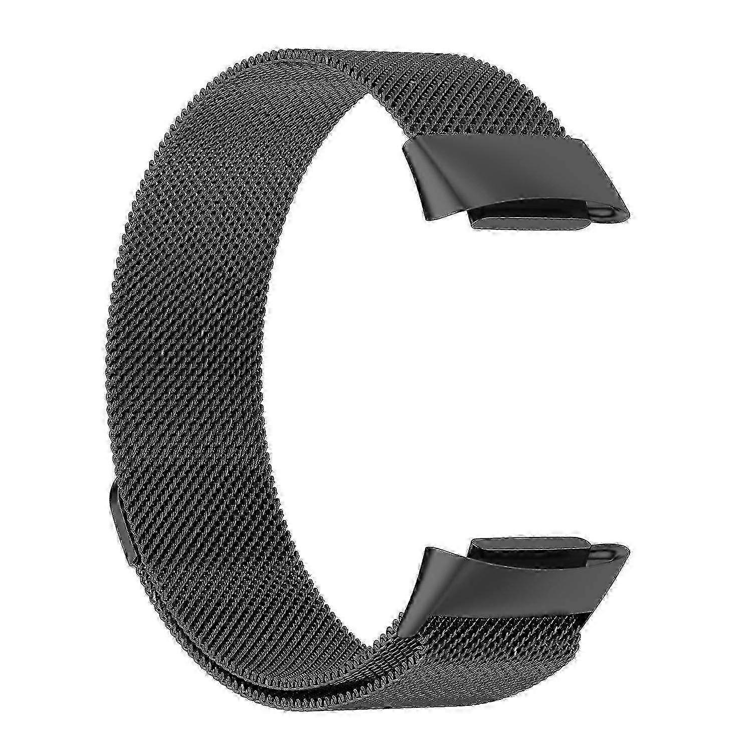 Metal Watch Band Compatible with Fitbit Charge 6, Adjustable Size L for Secure and Comfortable Fit