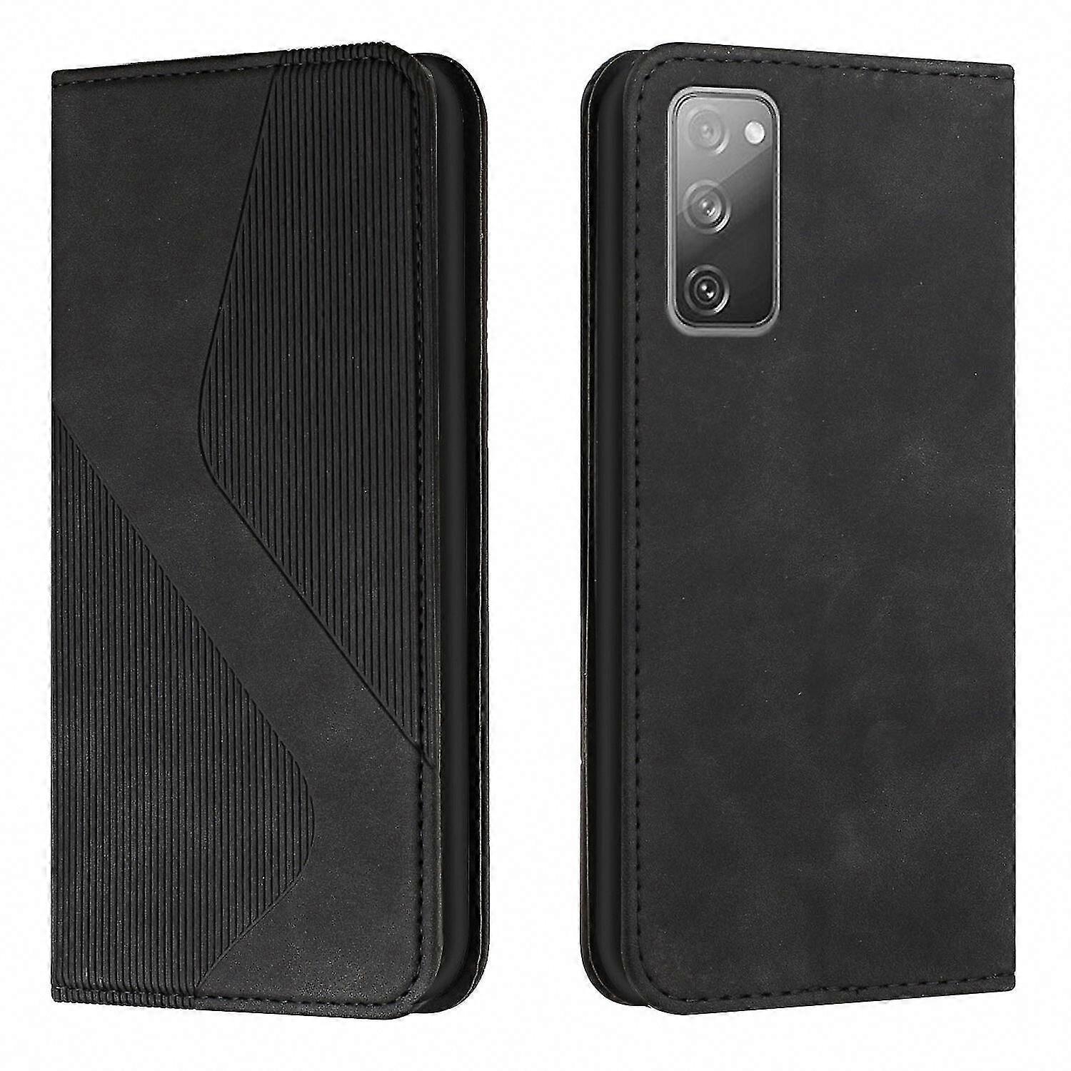 Galaxy S20 FE Case, PU Leather Flip Cover with Magnetic Closure, Wallet Card Slots & Stand Function