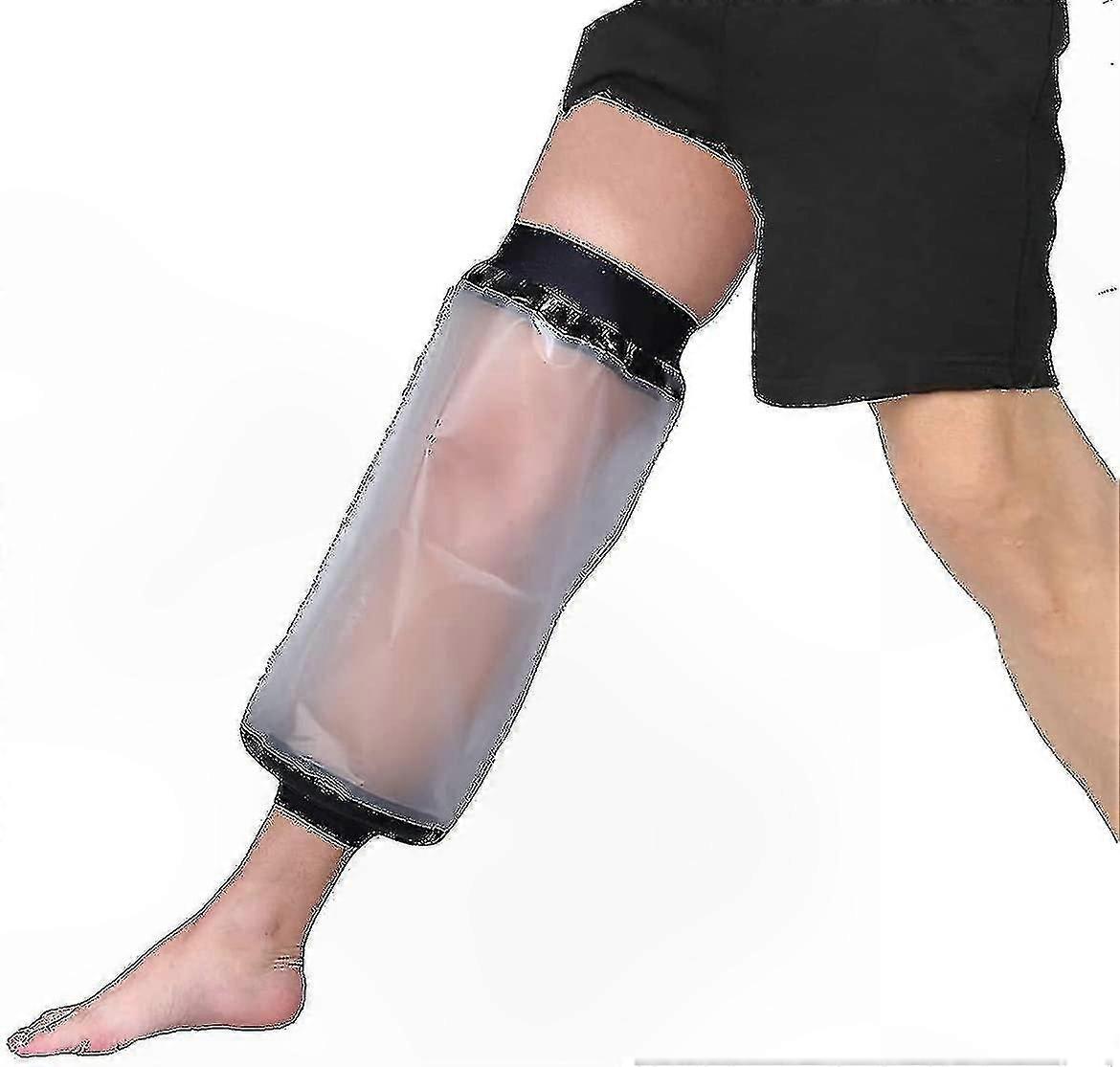 Showerproof Knee Cast Protector, Waterproof Wound and Bandage Cover with Comfortable Seal