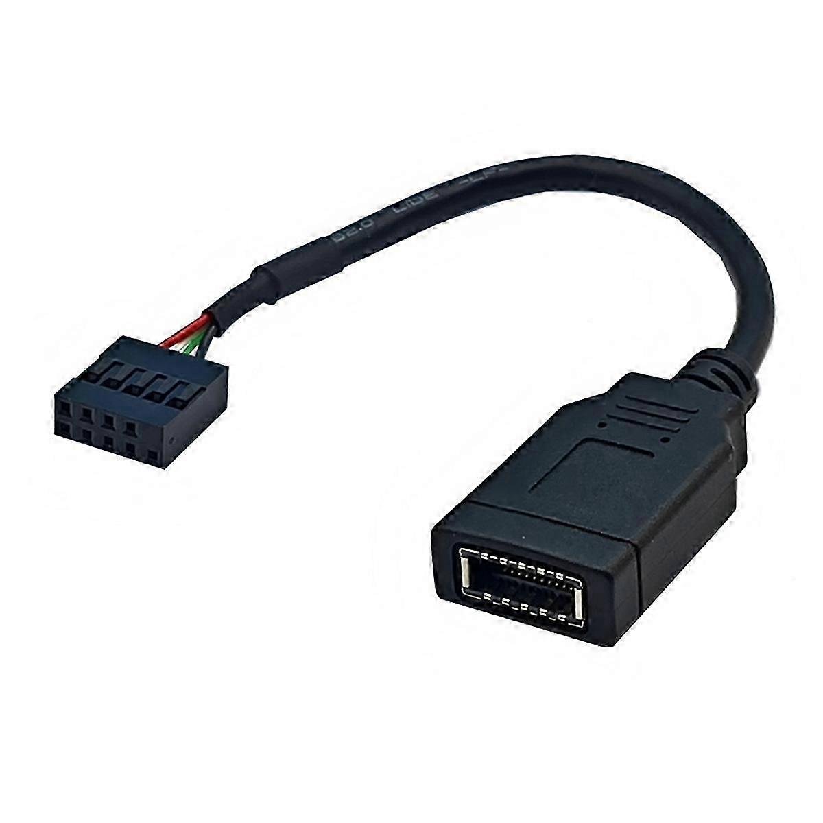 USB 9-PIN to Type-C Front Panel Cable Adapter