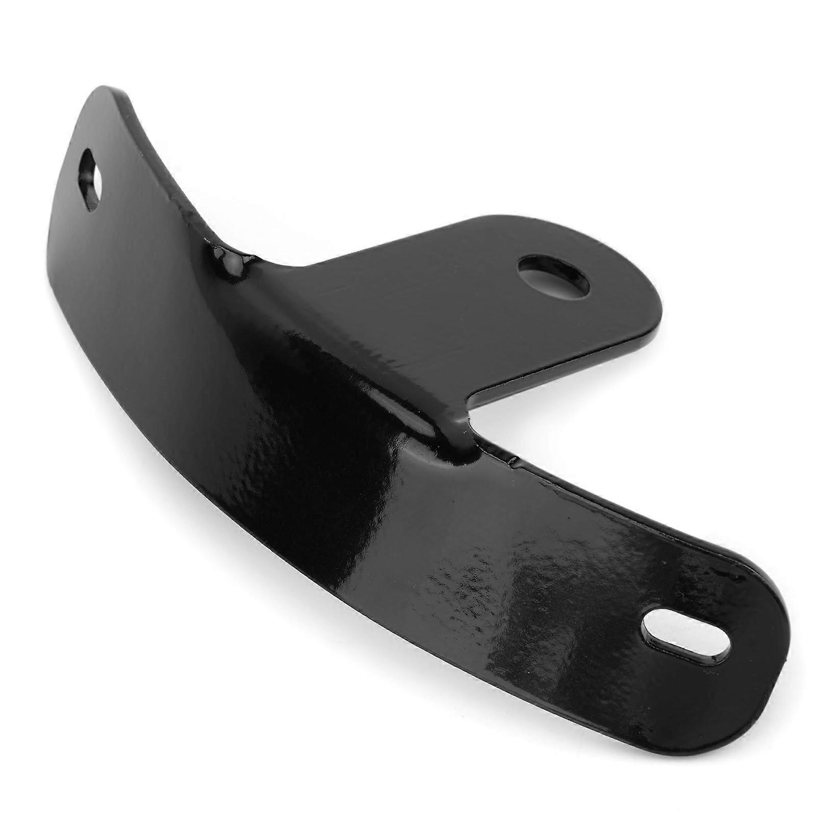 Black Vertical Curved Mount License Plate Bracket Holder No Cutting Required Optimized Weight Distribution Multicolor
