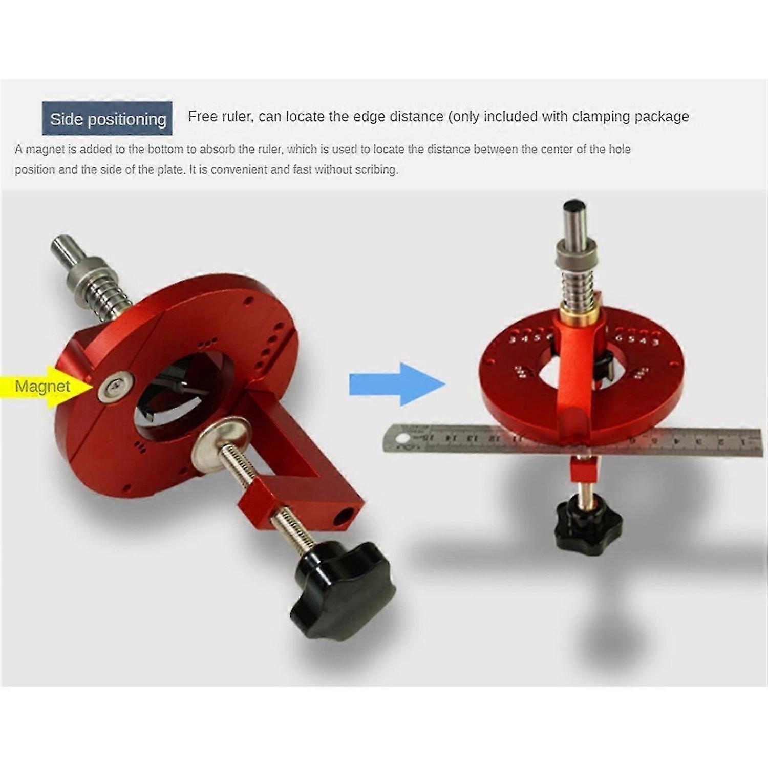 35mm Hinge Jig Kit Woodworking Hole Drilling Guide