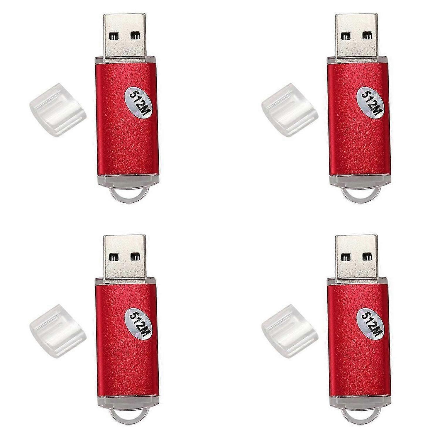 USB 2.0 Flash Memory Stick Pen Drive Speicher Daumen Rot 512MB