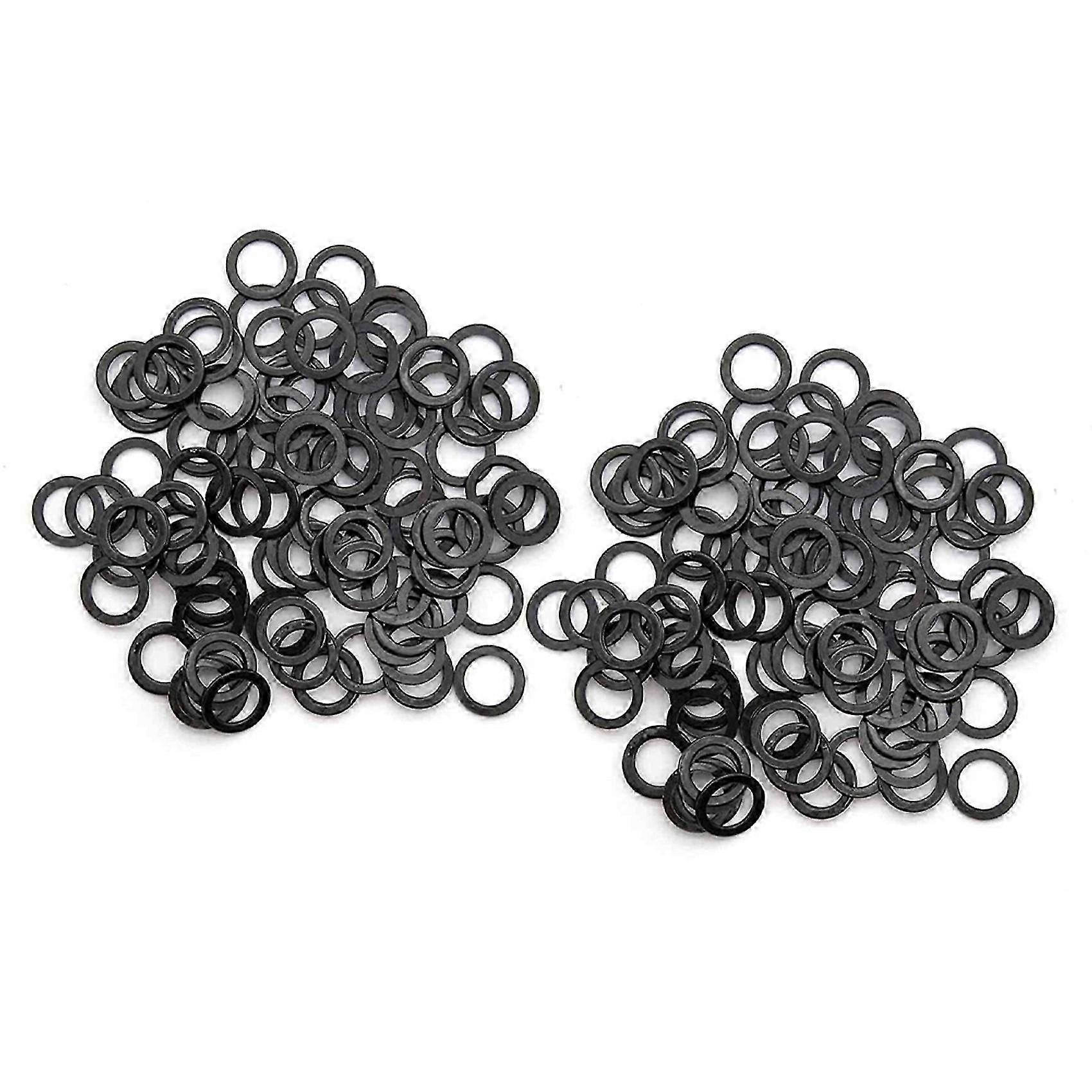 200 Pcs Standard Skateboard Bearing Spacers & Speed Washers Bulk Hardware