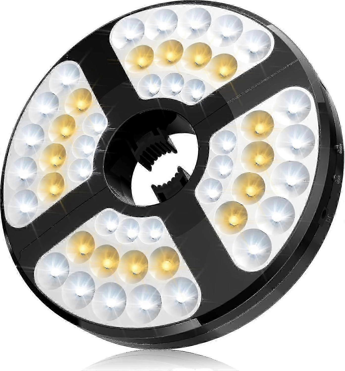 2024,Umbrella Lights, 48 LEDs Energy Saving USB Rechargeable Umbrella Light 72 Hours Lighting with 3 Li