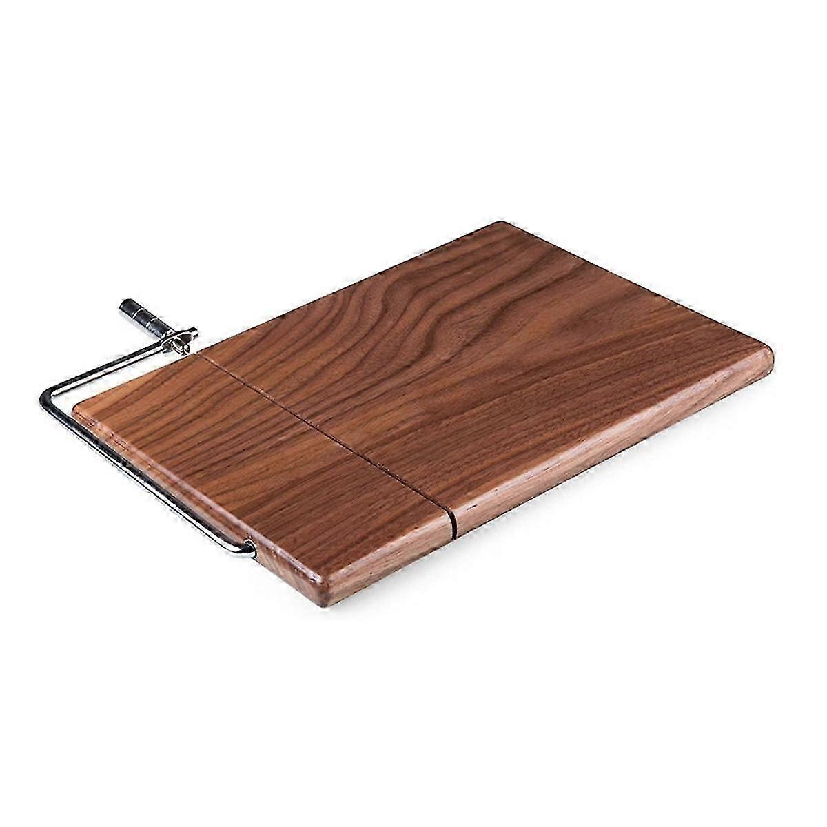 Butcher Block Cheese Slicer & Cheese Cutter Wood Cheese Slicer do chleba Szynka Christmas Party 9,8X6.
