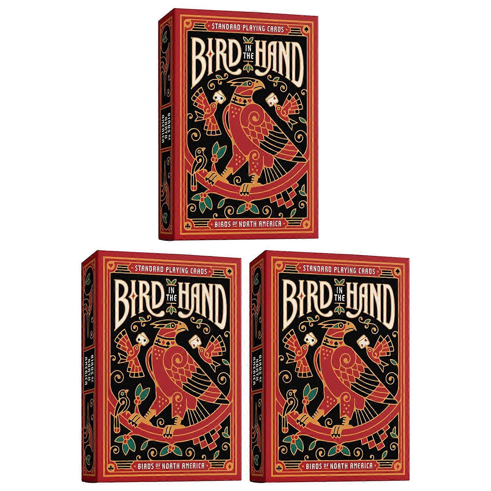 Bird in The Hand Themed Playing Cards - 54pcs Cards Art Deck Unique Bird Illustrations Playing Cards for Collectors