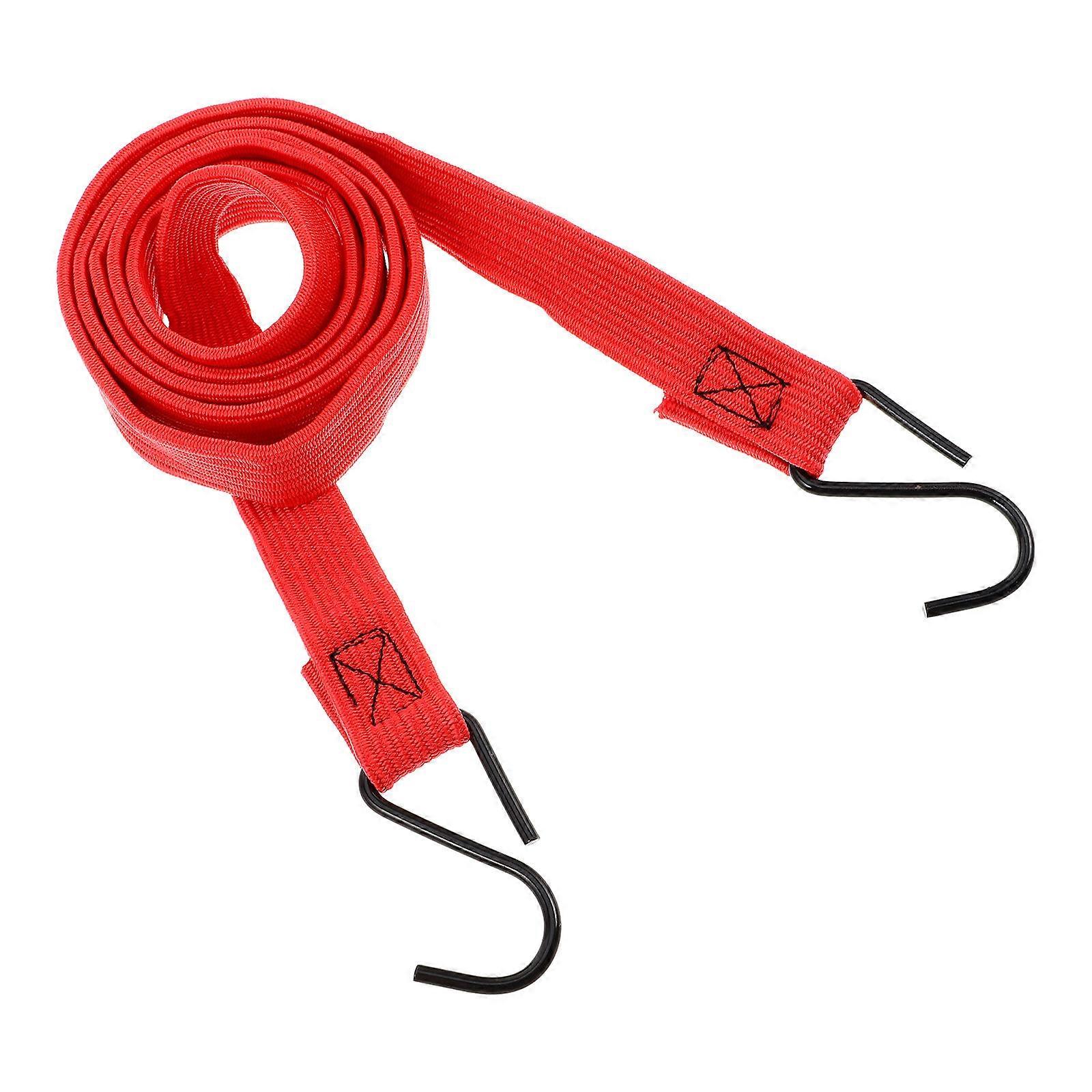 Heavy-Duty Red Bungee Cord for Automotive with Durable Steel Hooks