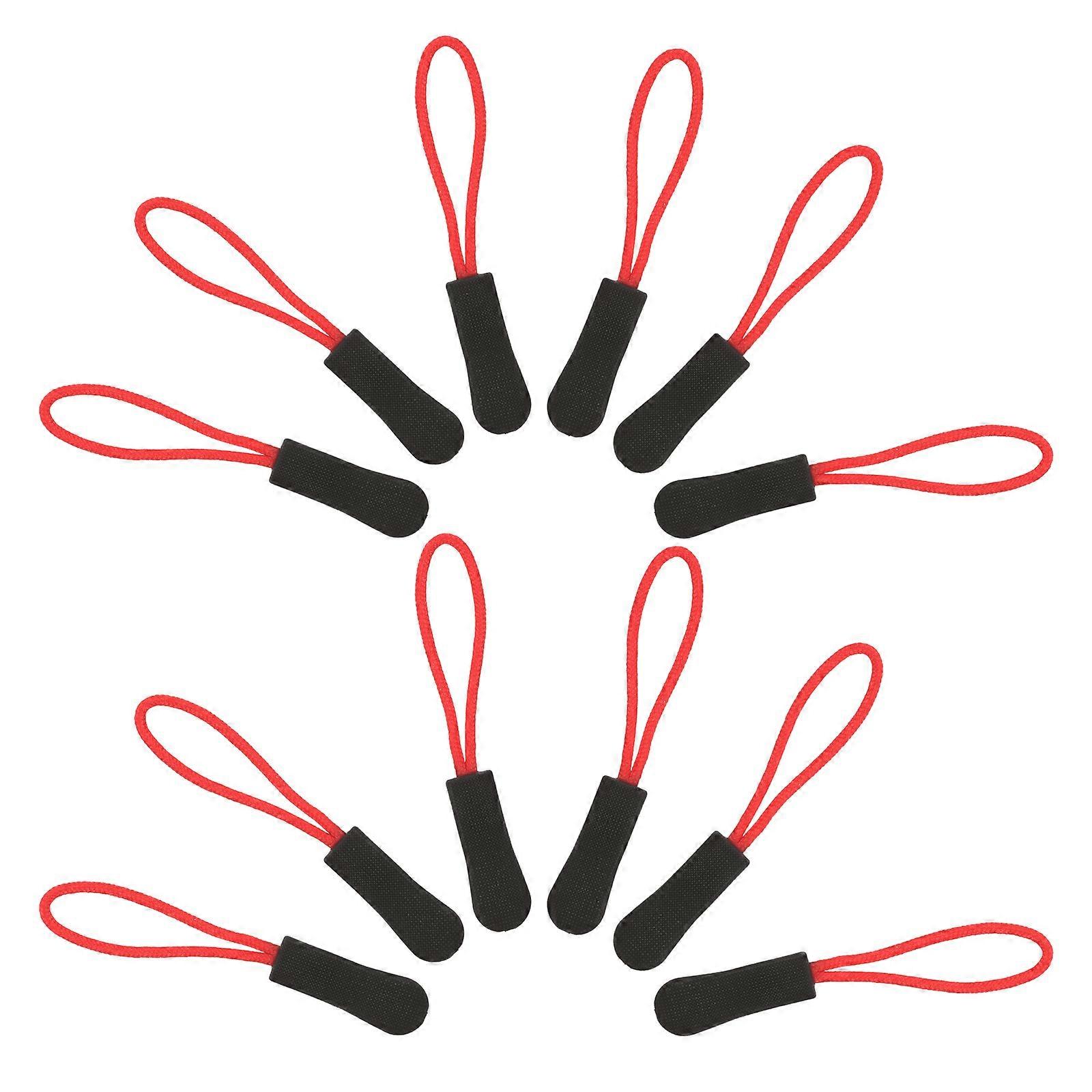 Multi Color Heavy Duty Zipper Pull Replacement for Backpack and Luggage 50Pcs