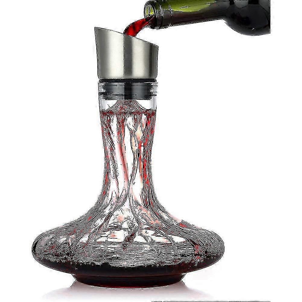 suitable for Wine Decanter With Built-in Aerator Pourer & Filter, Wine Carafe Red Wine Decanter, Wine Aerator, W