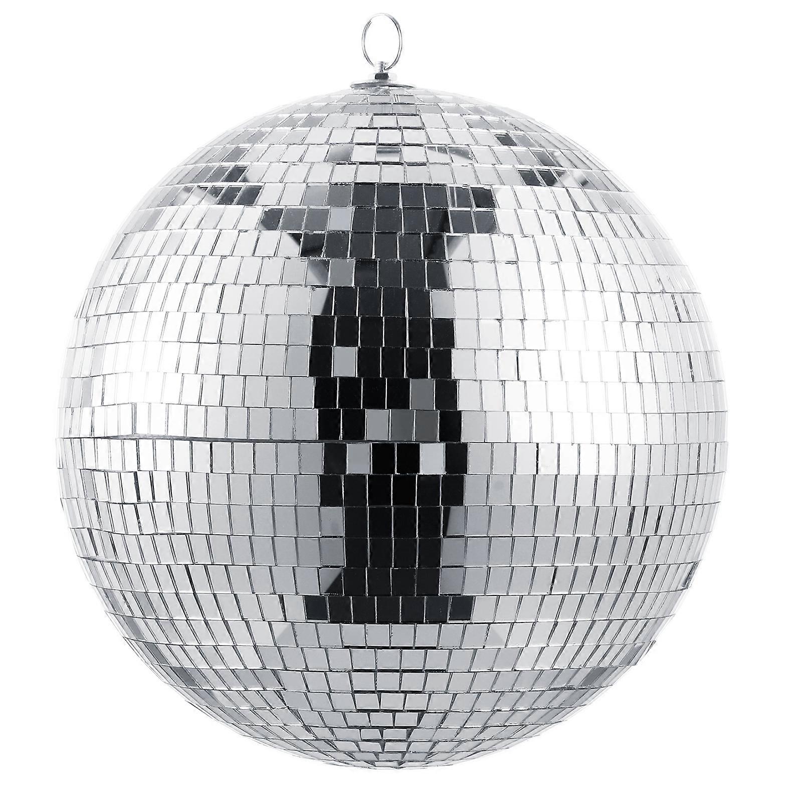 Holiday Party Decoration Mirror Ball With Hook 30X30X30CM Shiny 1Pc