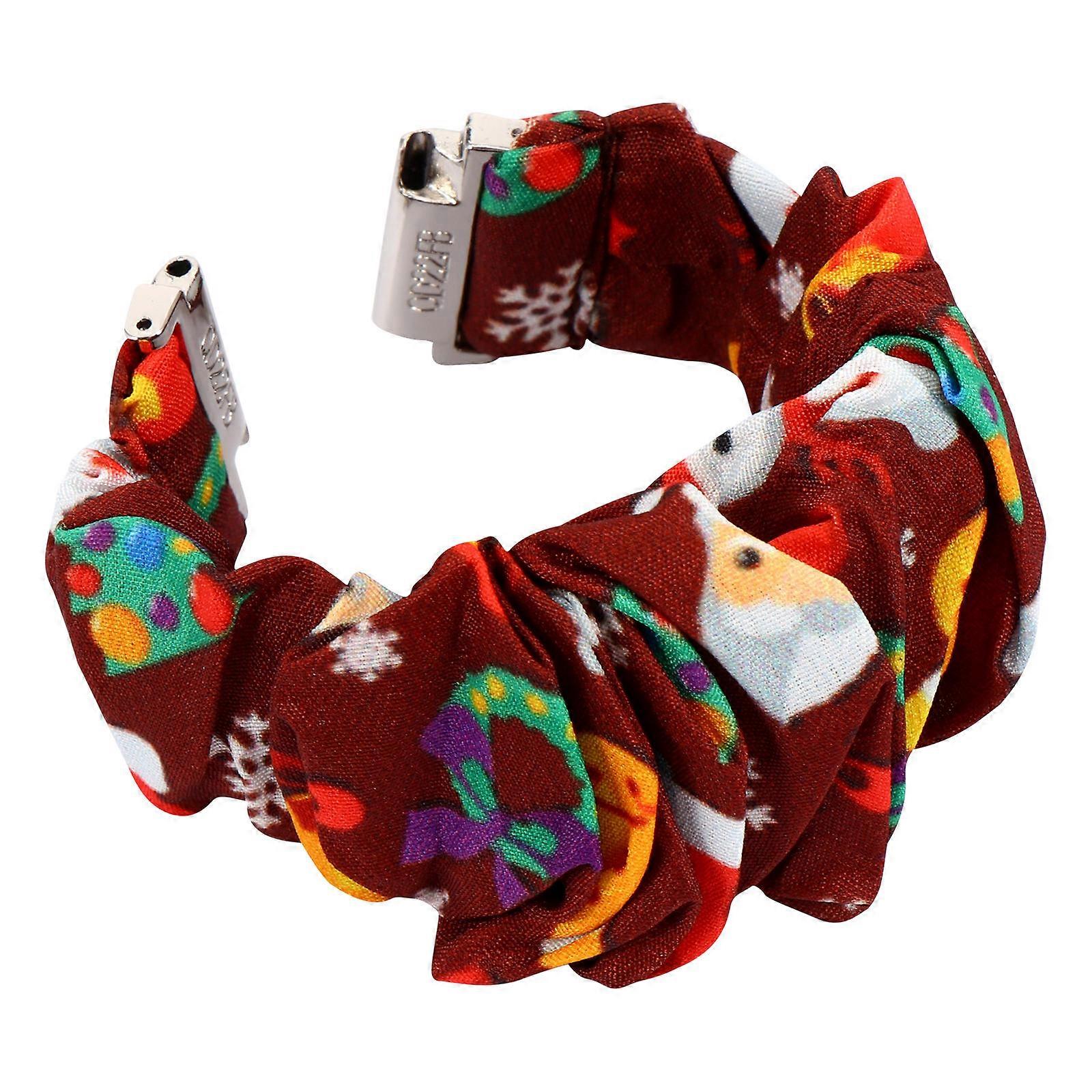 Printed Watchband for 2 with Christmas Design 1Pcs Replacement Band