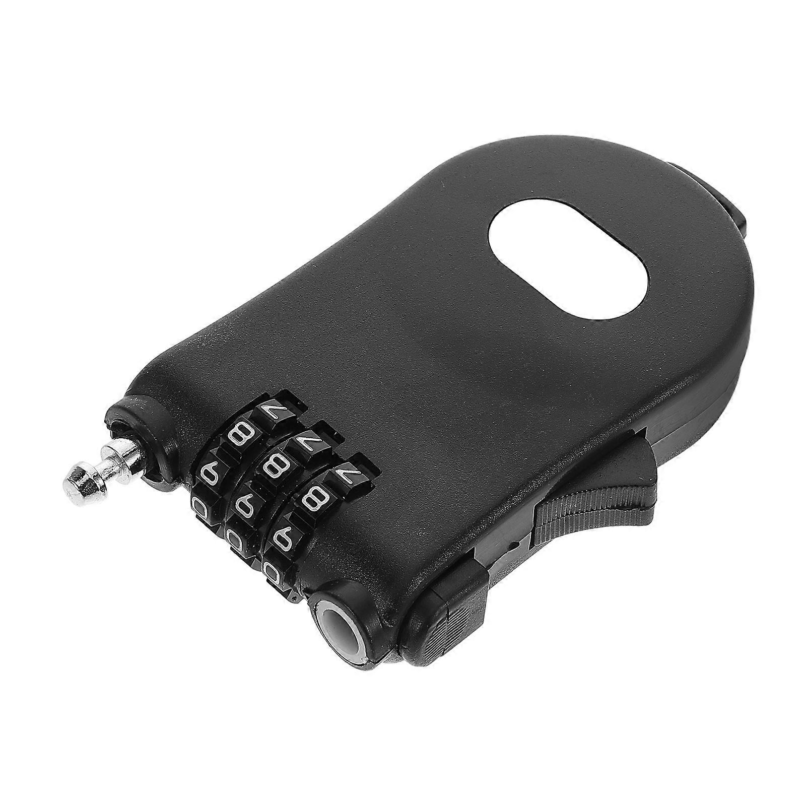 Retractable Steel Cable Lock for Bicycle with Password 5Pcs Combination Set