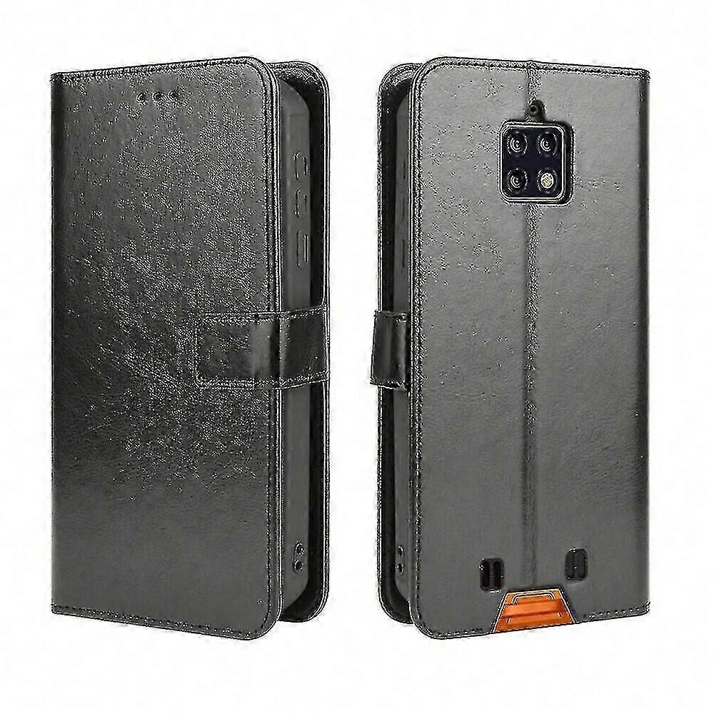 Oukitel WP6 Wallet Case, Shockproof PU Leather Flip Cover with Card Slots & Kickstand