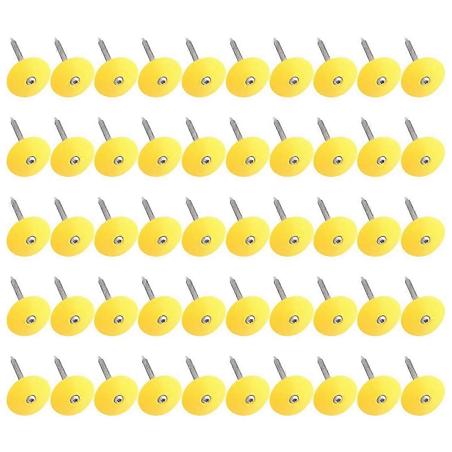 For 2inch Plastic Round Cap Roofing Nails Galvanized Tar Paper Nails