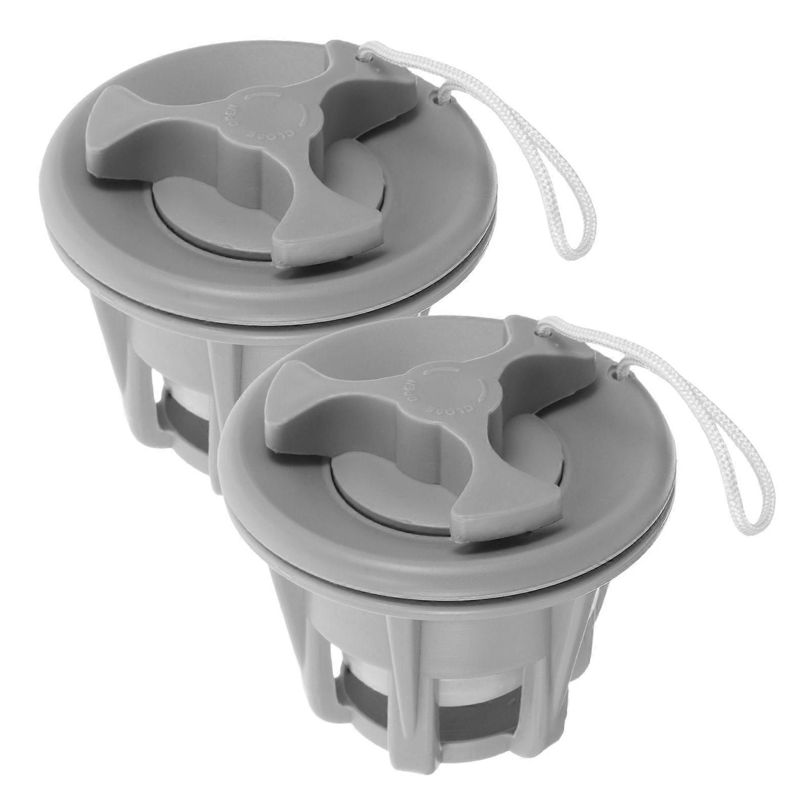 2pcs Inflatable Boat Air Valve: Quick Inflation And Deflation Nozzle For Kayak Canoe Dinghy Paddle Board - Leak-Proof Valve Replacement