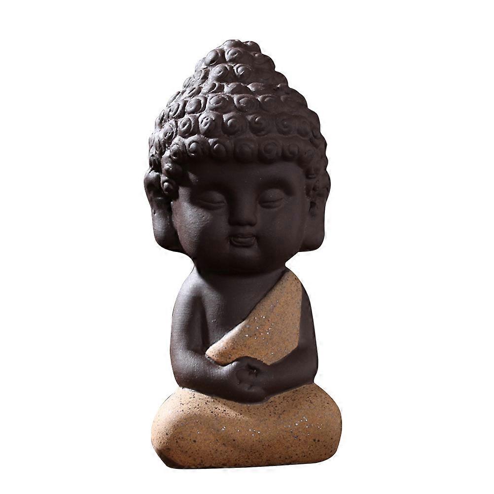 Hand Carved Buddha Sculpture Figurine for Decoration Multi Color Style 3