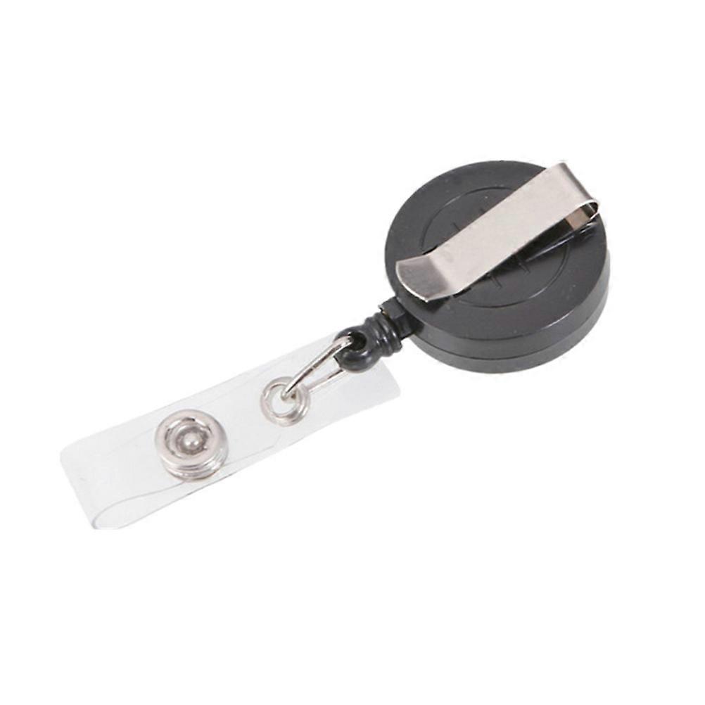 Key Clip Holders Badges Holder for Key Use with 5Pcs Black Reels