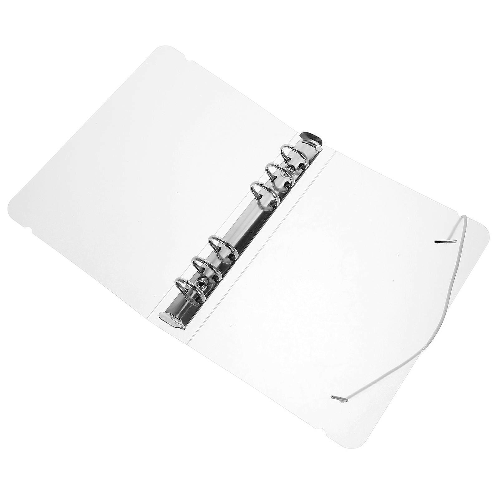 Loose Leaf A6 Binder Cover Protector For Scrapbooking And Home Use Document Organizing 1Pcs