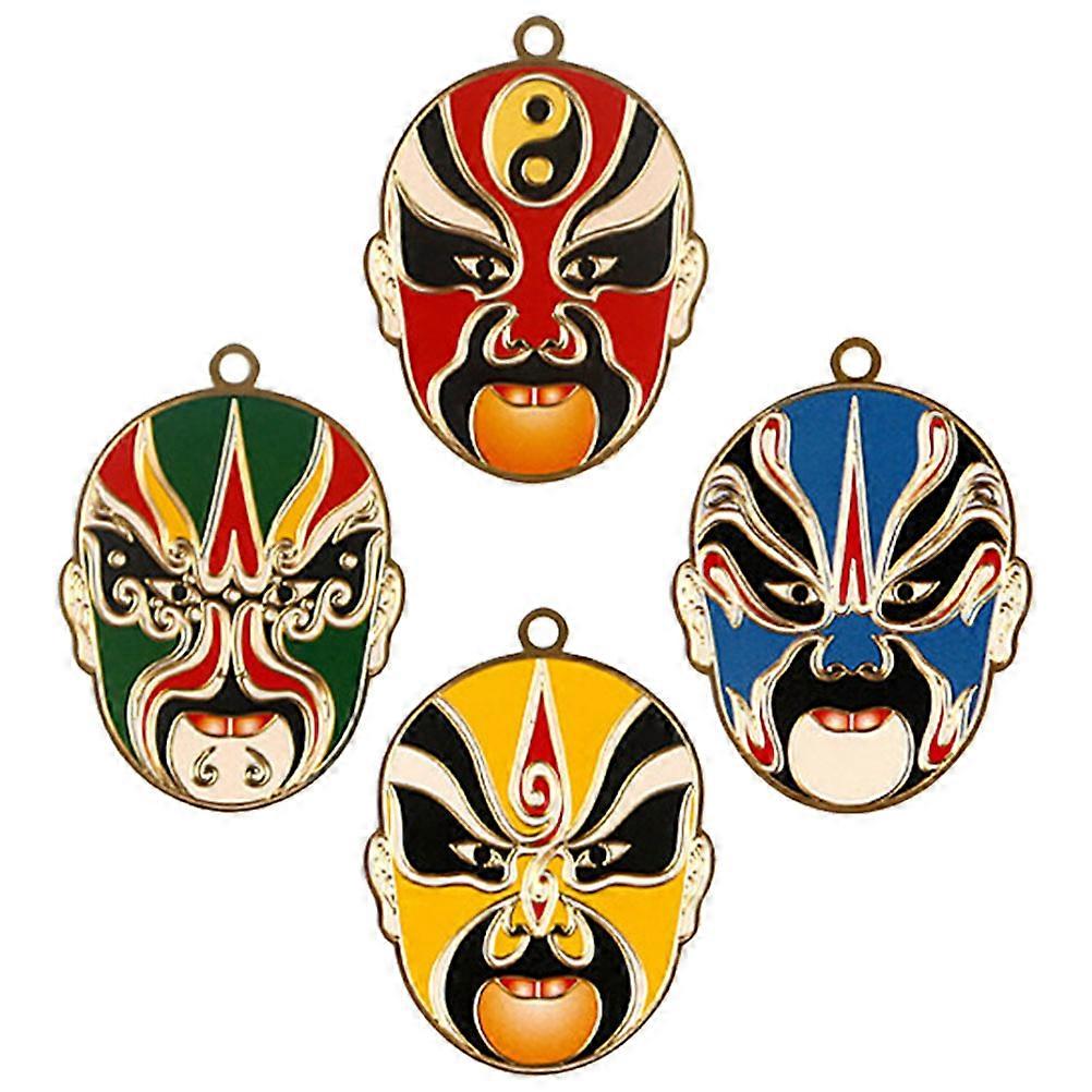 Chinese Style Peking Opera Face Mask Bookmarks for Books 12Pcs Pack