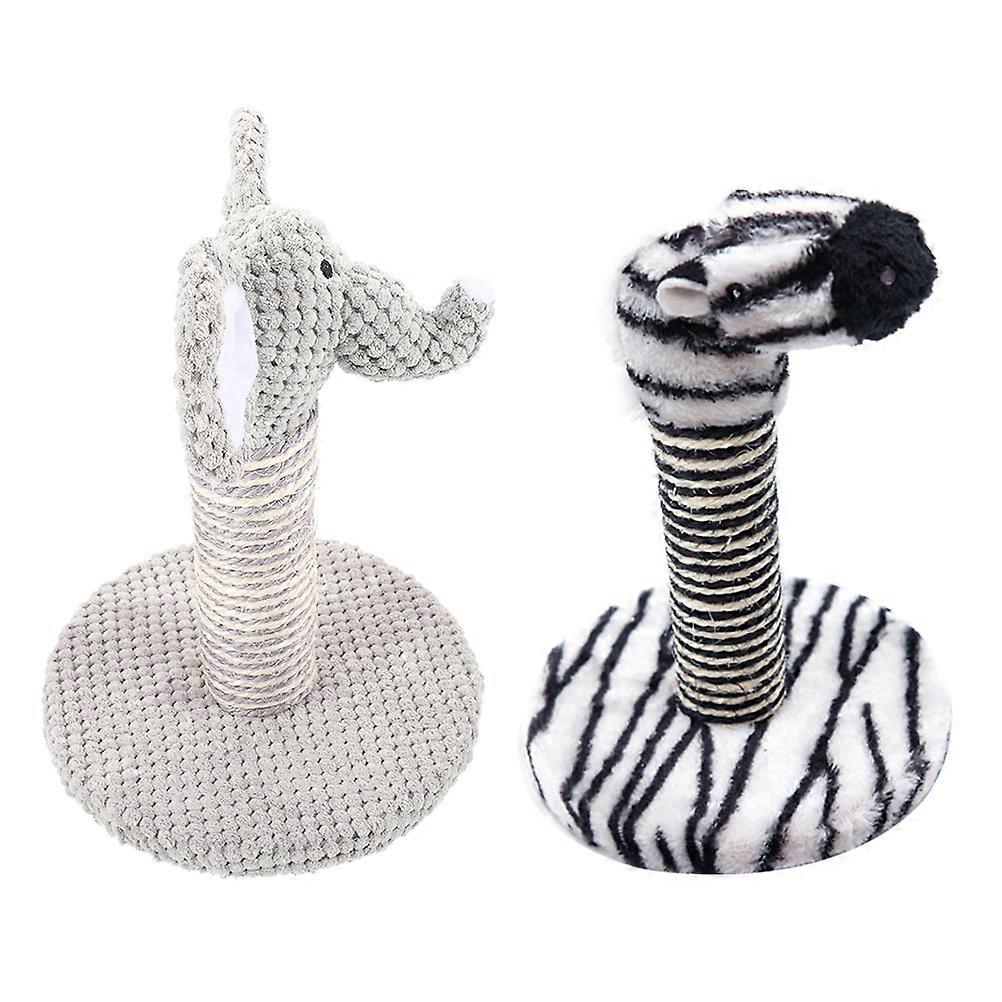 Cat Scratching Post with Sisal Rope for Indoor Use 4Pcs Decorative Toy