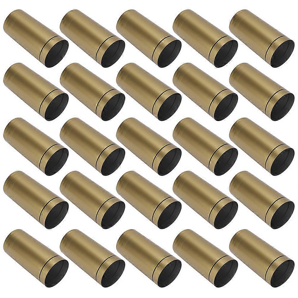 25Pcs Heat Shrink Capsules For Bottles With Golden Color Suitable For 30Mm Mouth Sealing Prevent Oxidation Protect Flavor