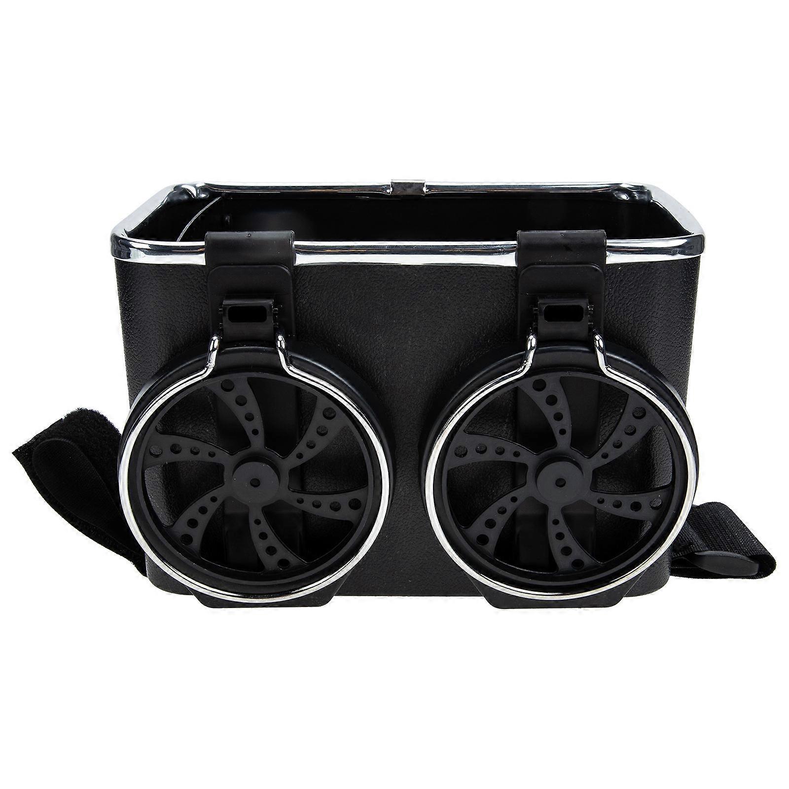 Car Storage Box Console Organizer with Cup Holder 4Pcs for Car Use
