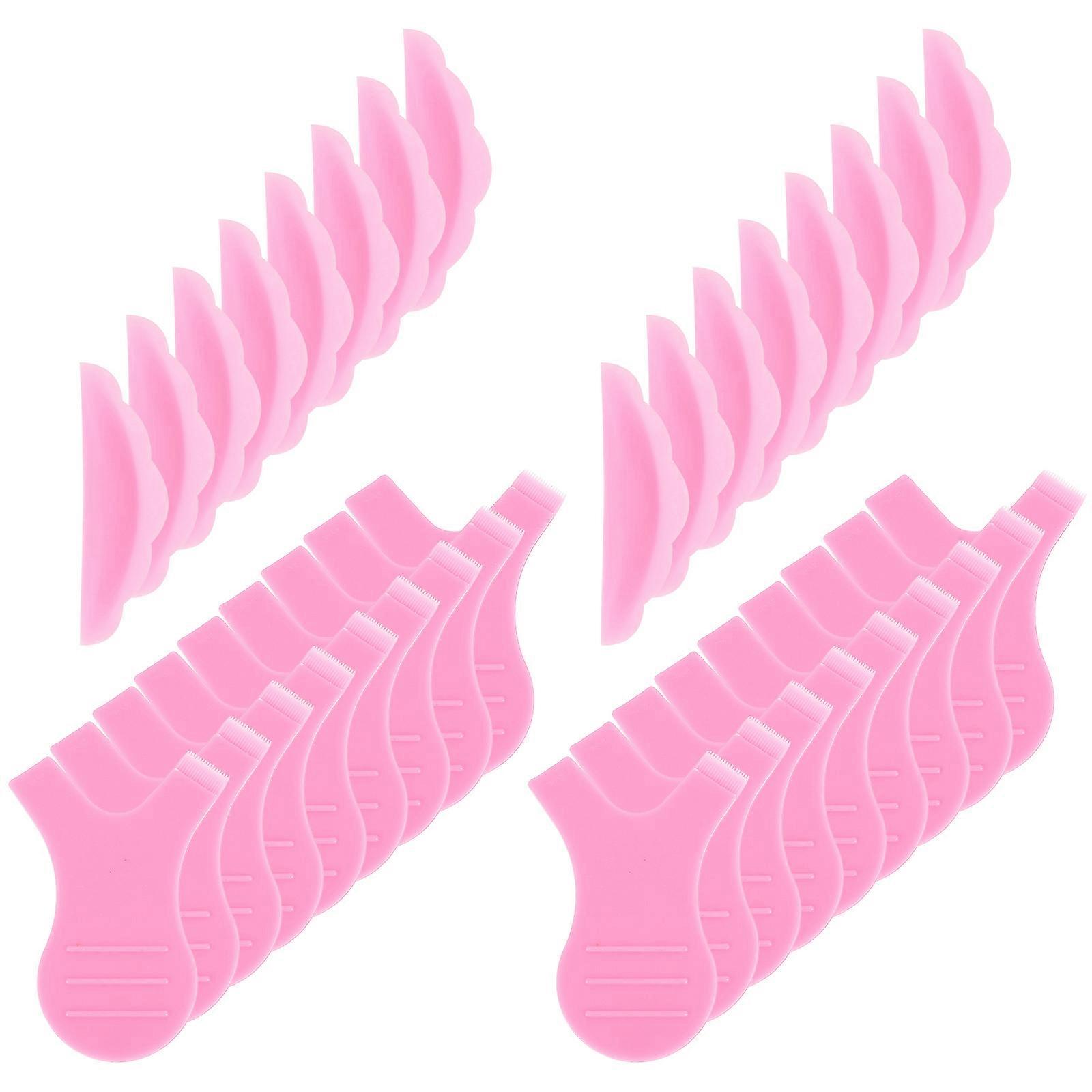 Eyelash Lift Kit Eyelash Perming Pads for Lash Lifting 4Sets Pink