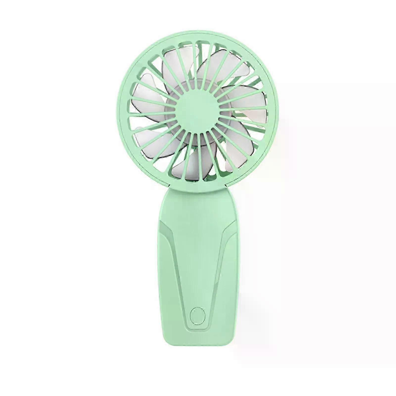 2025 Portable Handheld Small Fan ABS Lightweight Cute Appearance USB Rechargeable Mini Fan For On Go Cooling Portable Mini Pocket Fan