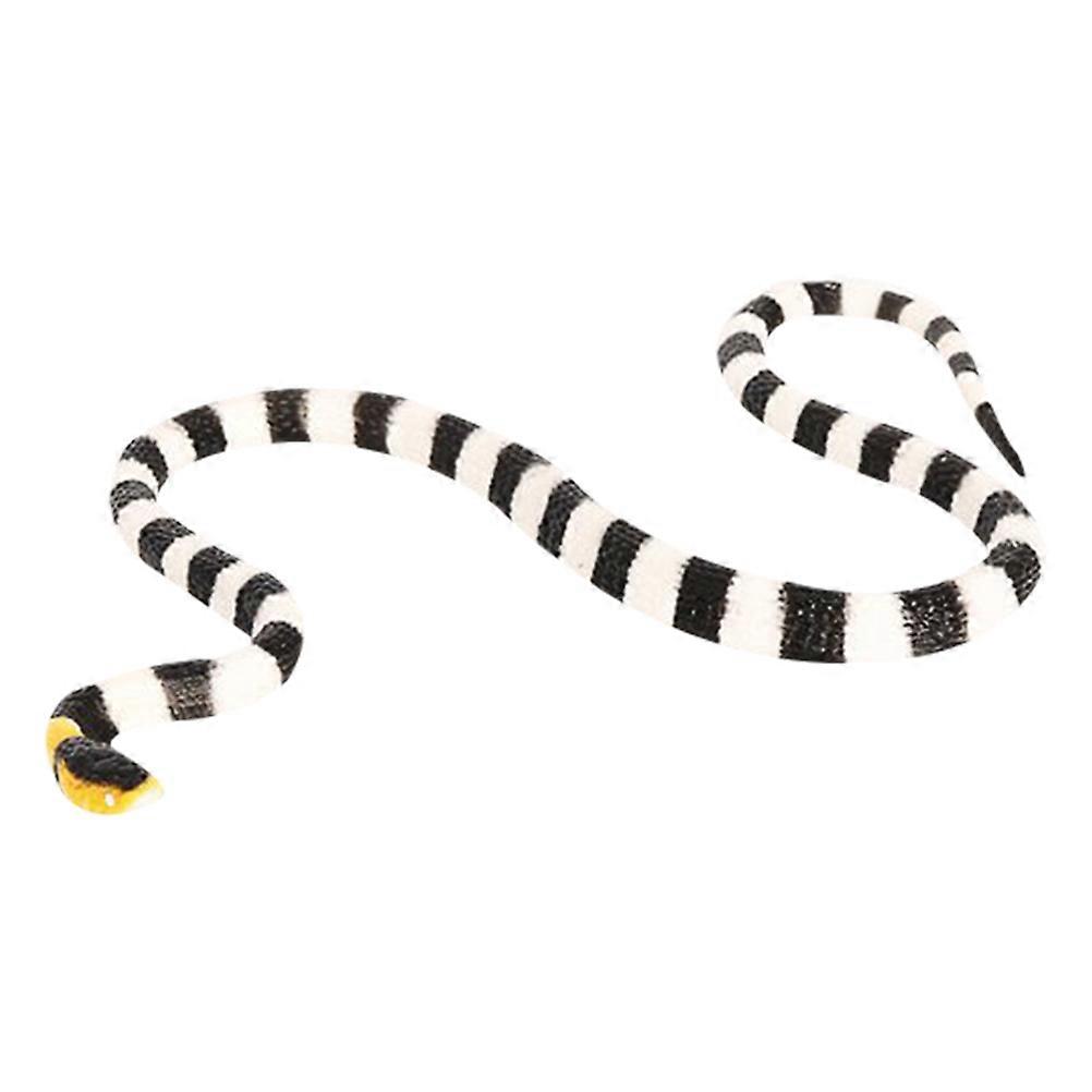 Simulation Snake Figurine White PVC Model for Kids Cognitive Toy
