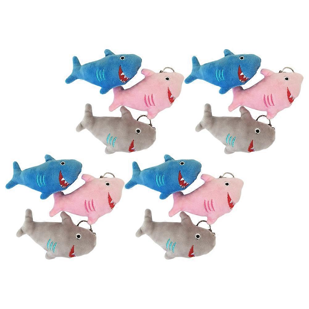 Stuffed Animals Keychain 12Pcs Cute Accessory Keychain Ocean Theme Various Occasions Key Holder