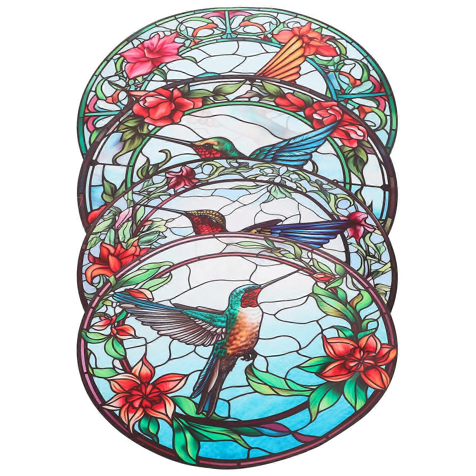 Self-Adhesive Window Cling 20Pack For Bird Protection Featuring PVC Material And Light Transmission Quality