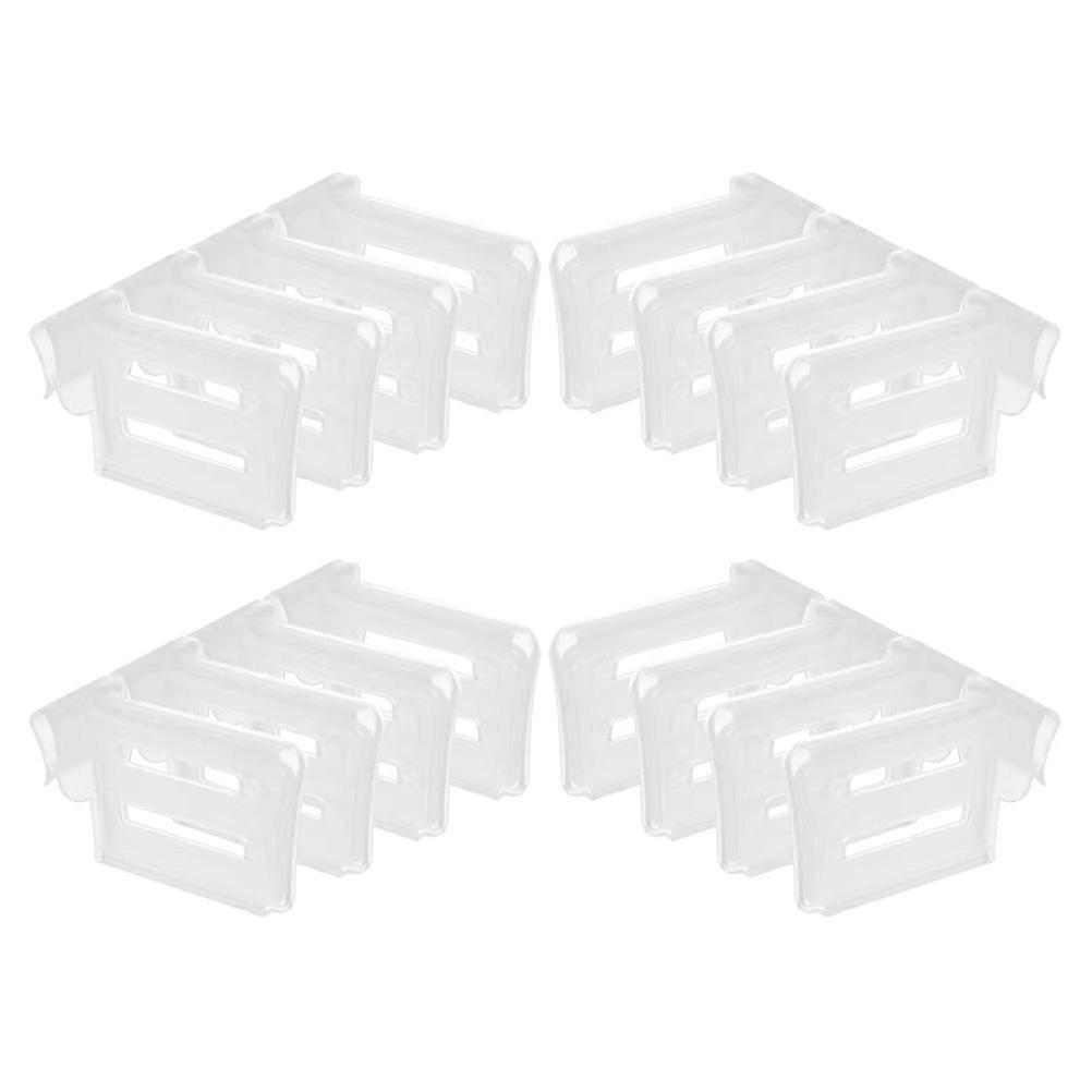 Fridge Side Door Divider Adjustable Plastic Drawer Organizer 16Sets