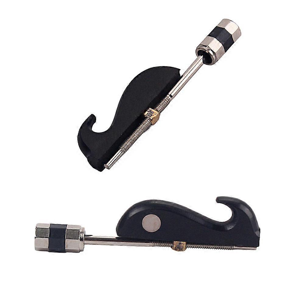 Adjustable Black Sandalwood Erhu Bow Hook Tool For Musicians 7.08X0.84X0.67CM Easy Installation 1 Set