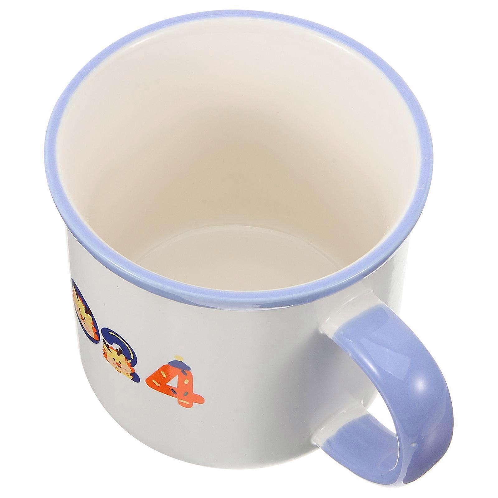 2024 Dragon Pattern Ceramic Coffee Mug for Milk and Tea 3Pcs