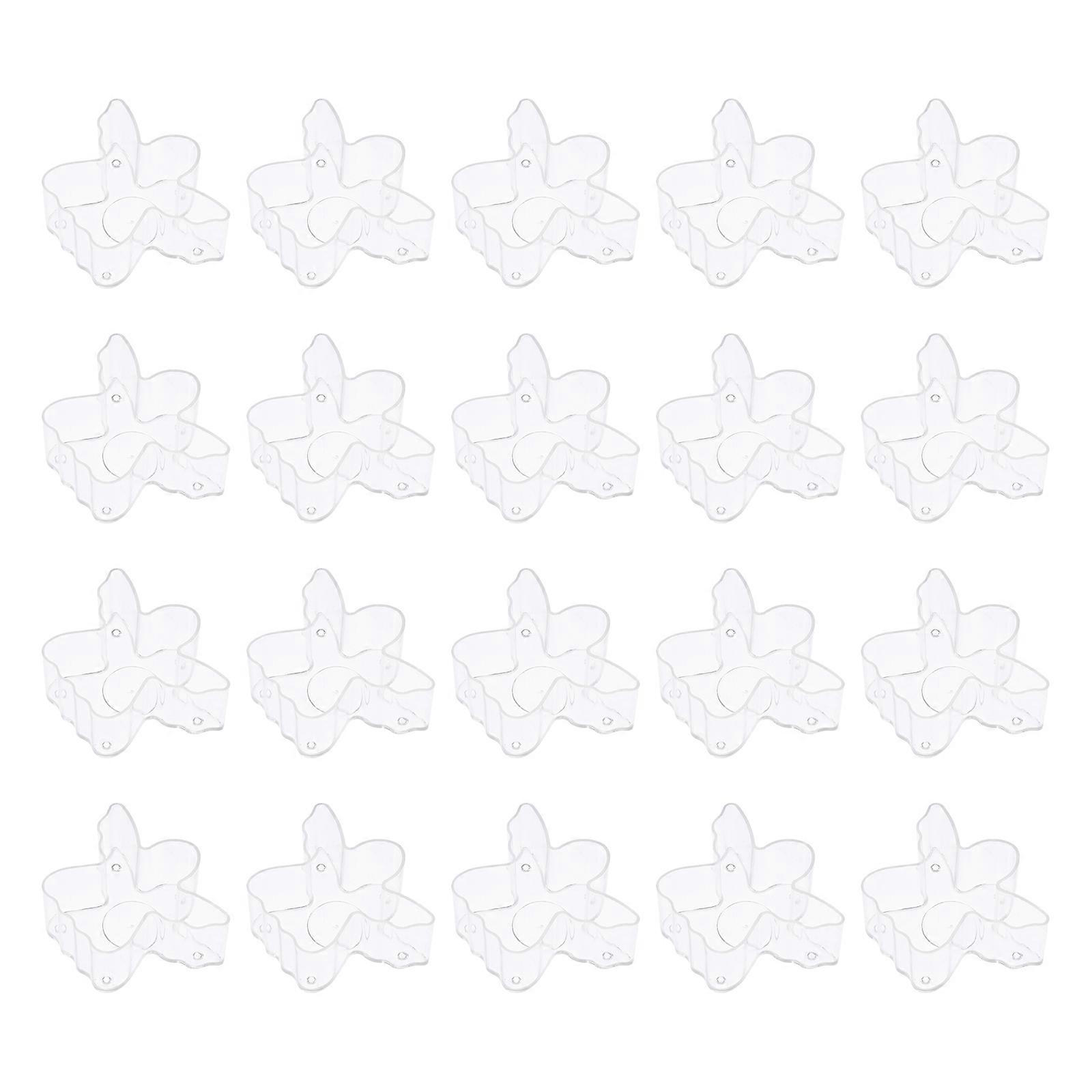 Plastic Candle Container Inflaming Retarding Candle Shells for DIY 40Pcs