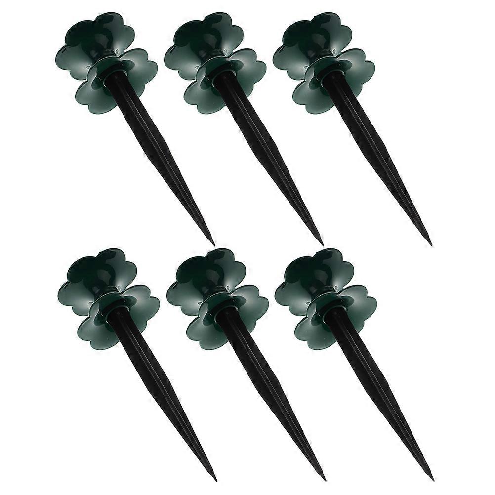 Garden Hose Guide Spike Holder for Hose Management 30Pcs Green PP