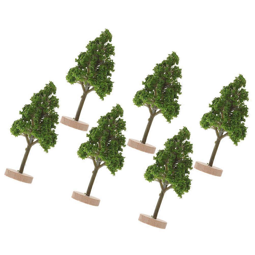 Miniature Diorama Tree Road Tree Decoration for Crafts 24Pcs Set