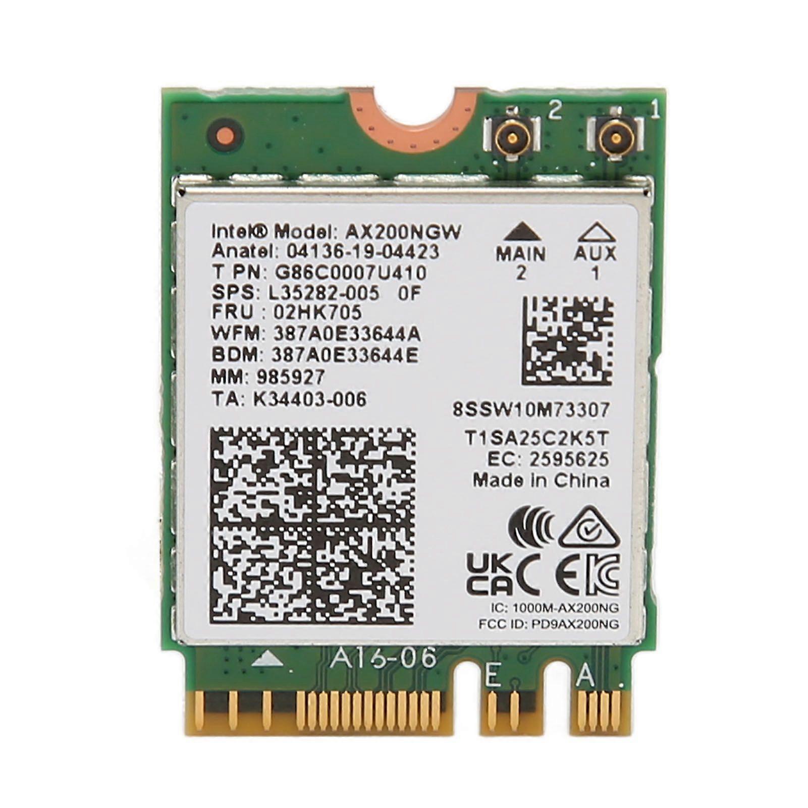 WiFi 6 Network Card for Intel AX200NGW 802.11ax Bluetooth 5.2 WIFI M.2 Network Adapter for Laptop