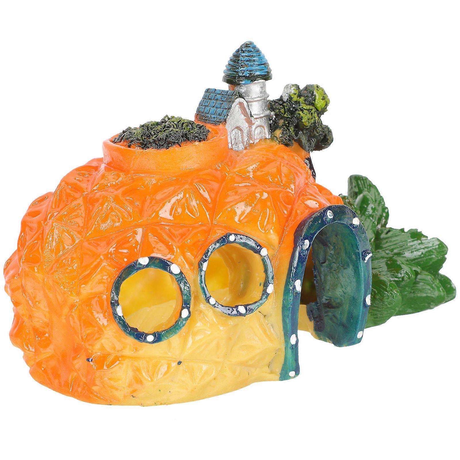 Aquarium Decorative Resin Underwater Stone for Fish Tank 5Pcs Set