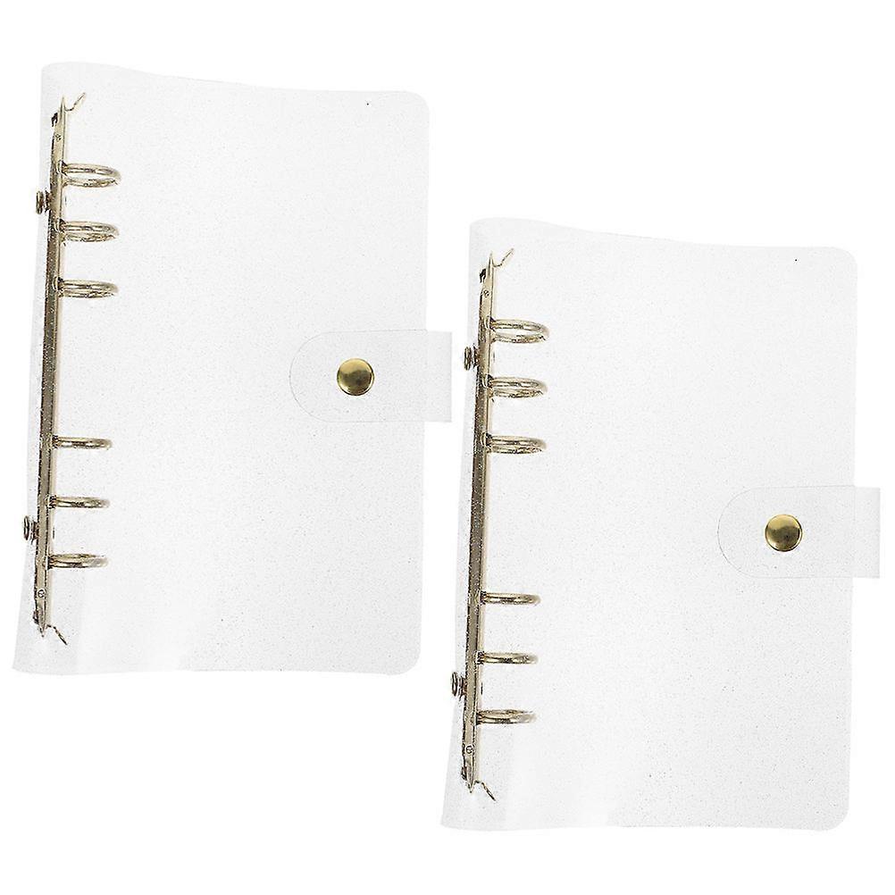 PVC Clear Binder Notebook Binder for Protecting 10Pcs Office Binders