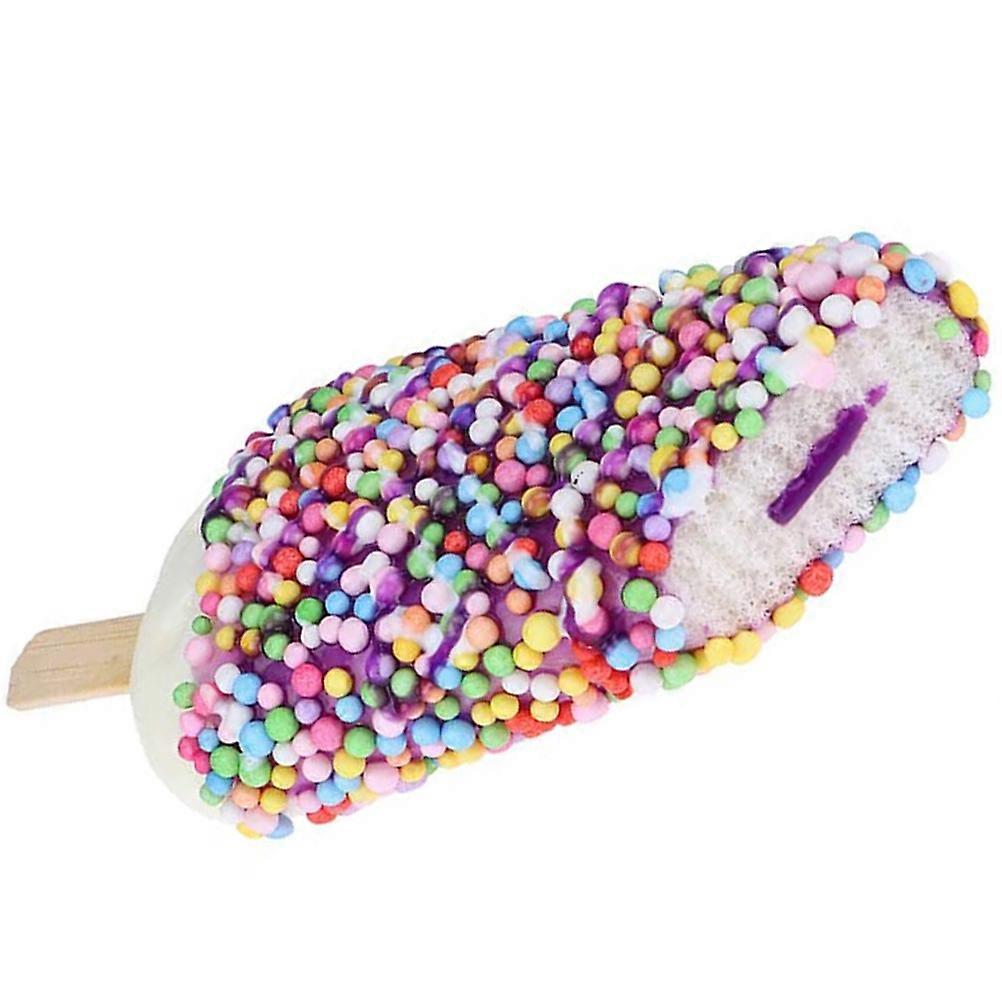 Decorative Ice Cream Props Simulated Popsicle Model Photography Prop Ice Pop Shape Made Of PU Material Featuring Magnet Design For 1Pcs