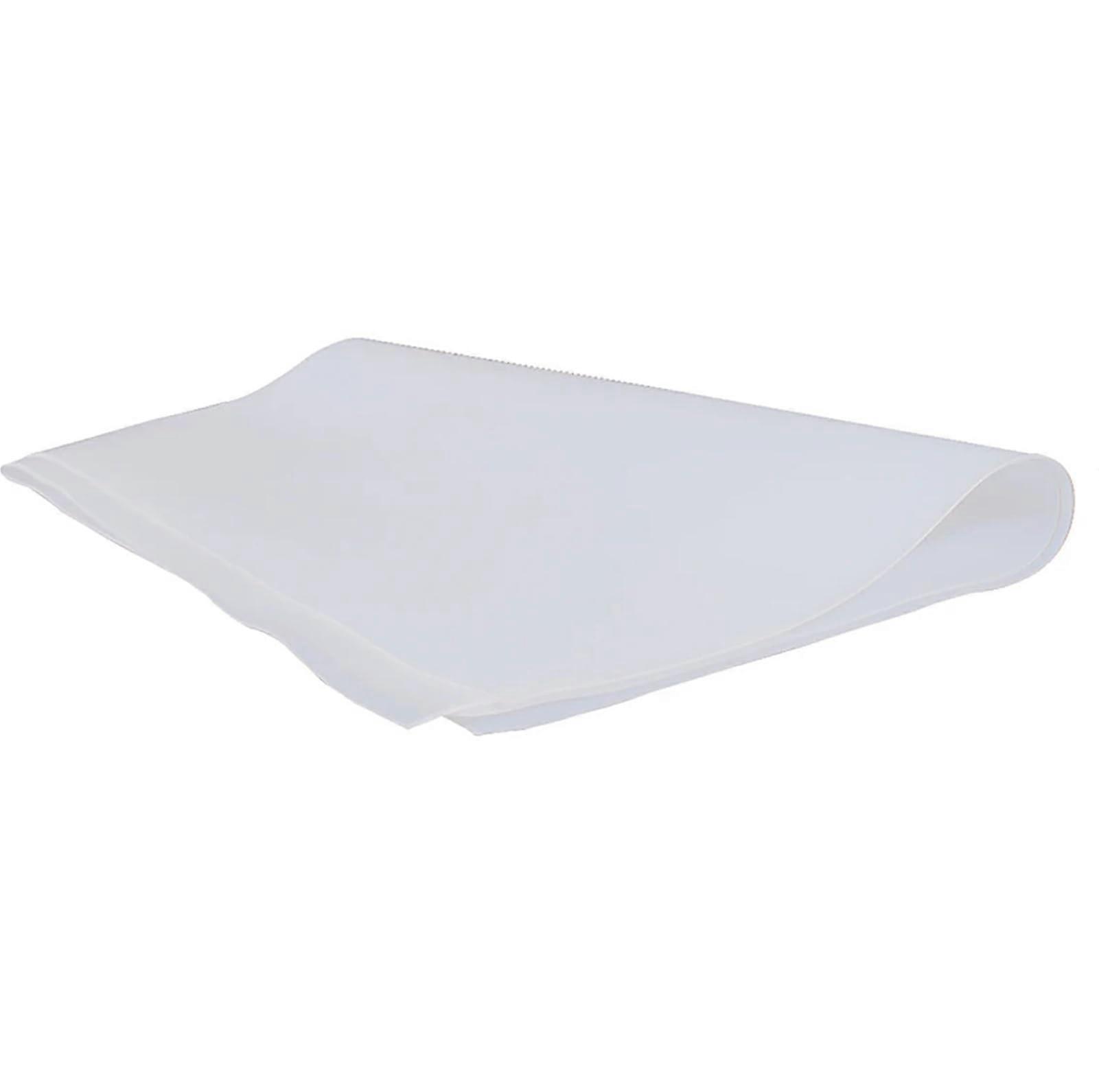 Silicone Rubber Sheet Translucent 200x200mm 1mm Thick 1 Piece