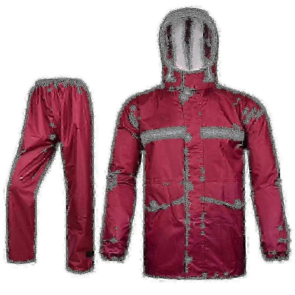 Kvinder Regndragt Jakke Buksedragt Regnfrakke Udendørs Vandtæt Anti-storm