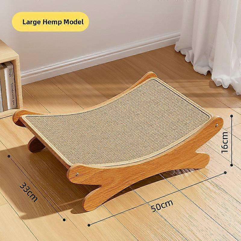 Super Large  Scratching Board Durabili  Bed Inteated Hemp Material Non-edding  Toy Lounge  Claw