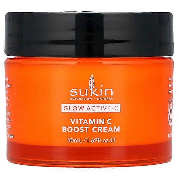 Sukin, Glow Active-C, Vitamin C Boost Cream , 1.69 fl oz (50 ml)
